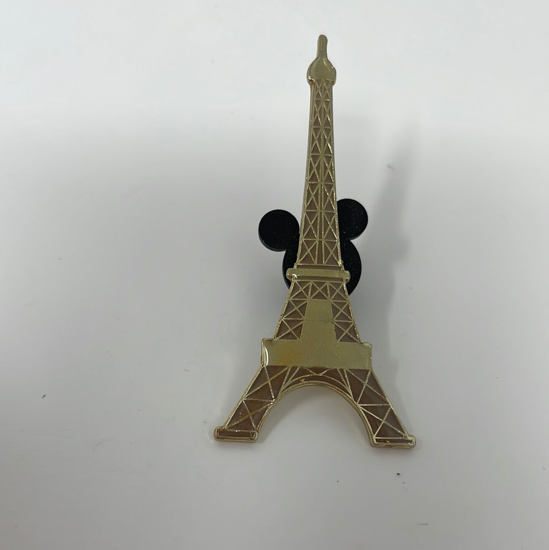 Disney Disneyland Paris France Gold Eiffel Tower Pin – shophobbymall
