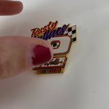 Rusty Wallace, NASCAR, Checkered Flag & #2 Lapel Pin