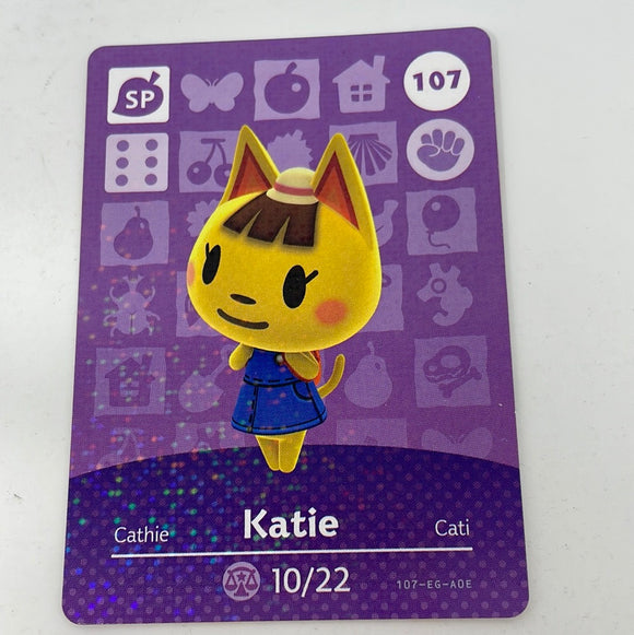 Animal Crossing Amiibo Cards Katie 107
