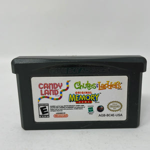 GBA Candy Land/Chutes & Ladders/Original Memory Game
