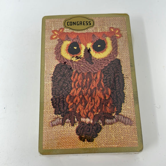 Congress Playing Cards Owl Brand New