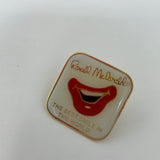 Vintage Ronald McDonald's Best Smile Employee Lapel Hat Pin