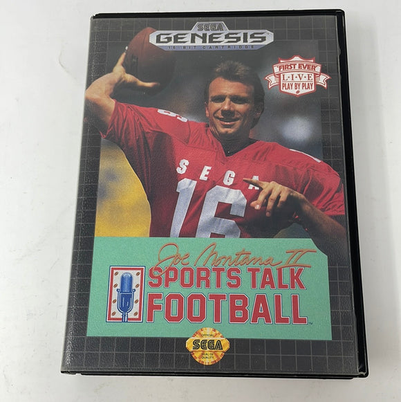 Genesis Joe Montana II 2 Sports Talk Football (No Manual)