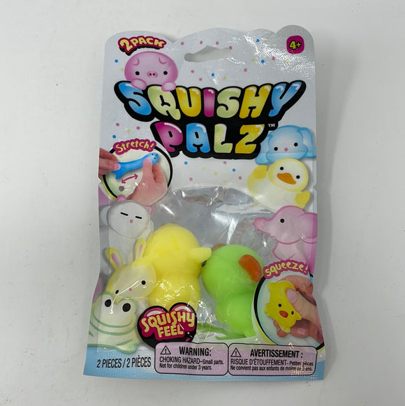 Squishy Palz 2 Pack Yellow and Green