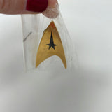 VTG Star Trek Pin 1985 Star Fleet Logo Hollywood Pins Gold Tone