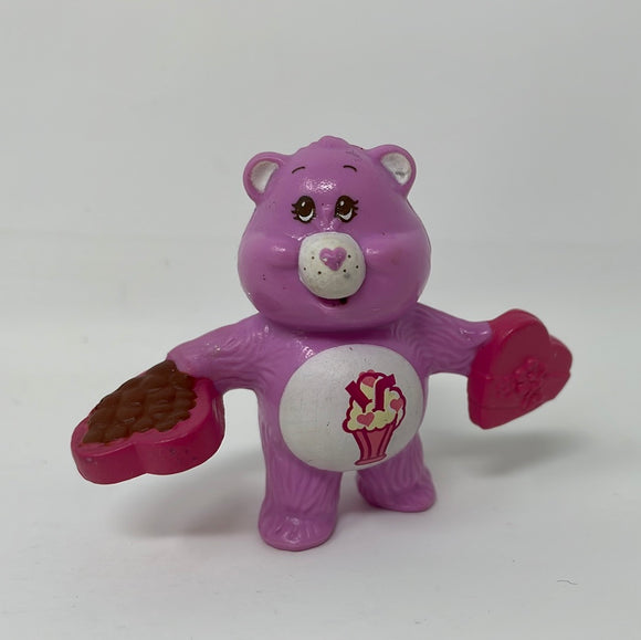 Vintage Care Bears PVC Share Bear Figure - Rare HTF ~ Kenner