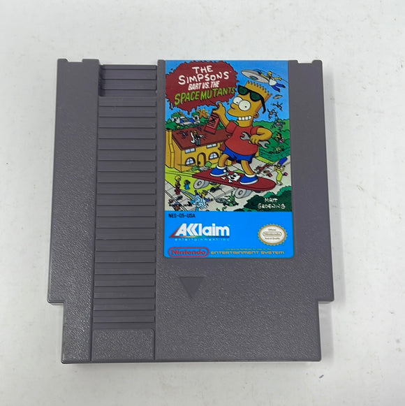NES The Simpsons Bart VS The Space Mutants