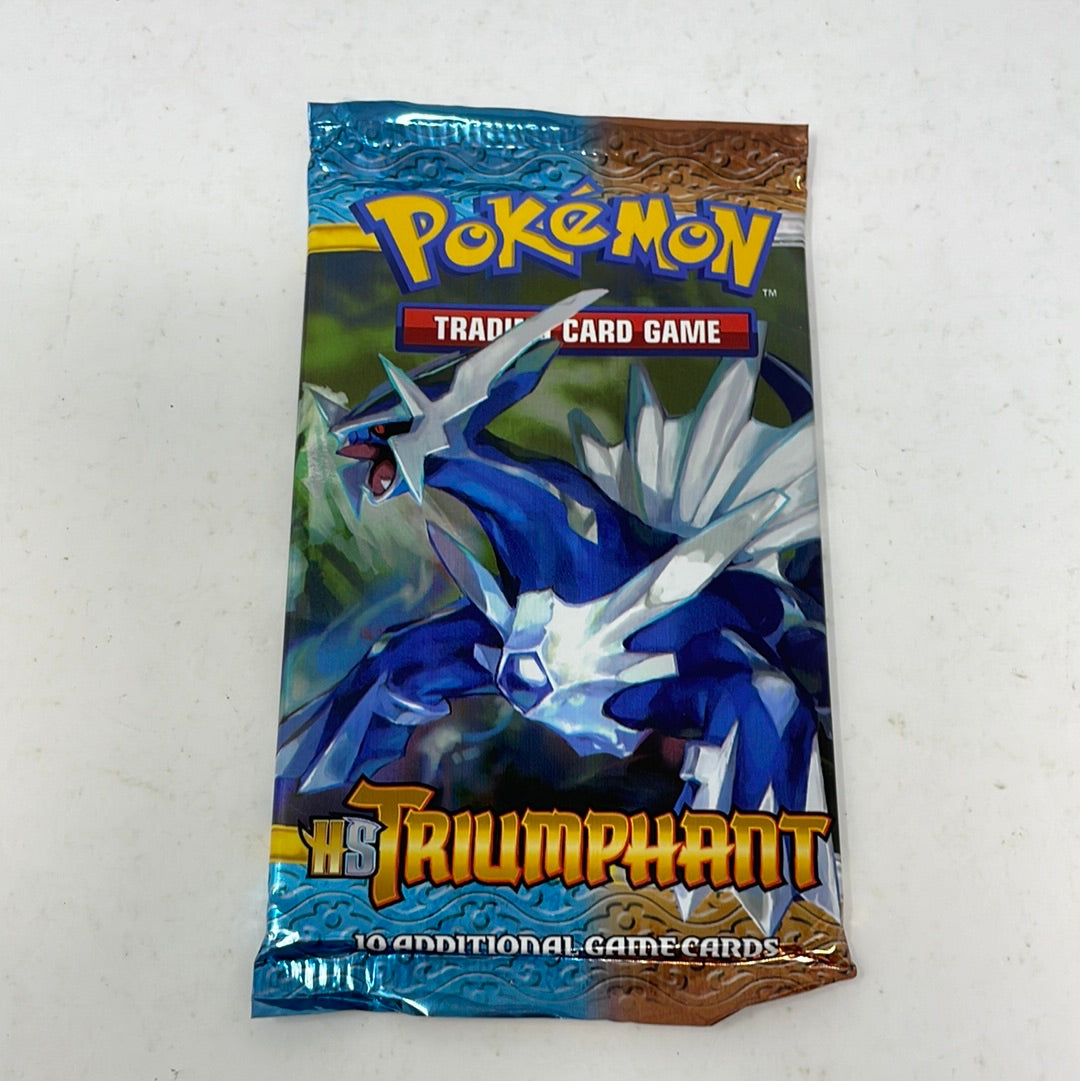 2010 POKEMON HS TRIUMPHANT Dialga Art Sealed BOOSTER PACK shophobbymall 2010 POKEMON HS TRIUMPHANT Dialga Art Sealed BOOSTER PACK shophobbymall