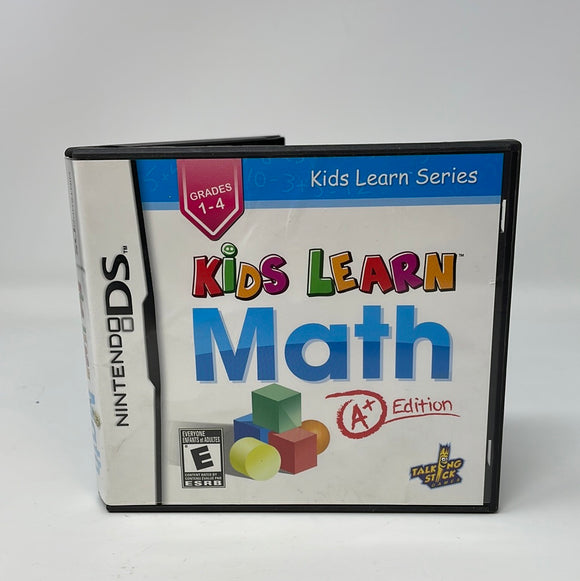DS Kids Learn Math A+ Edition CIB
