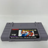 SNES Mario's Early Years Fun With Letters