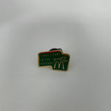 Vintage RARE McDonalds Founders Day Fast food Enamel Lapel Pin Green