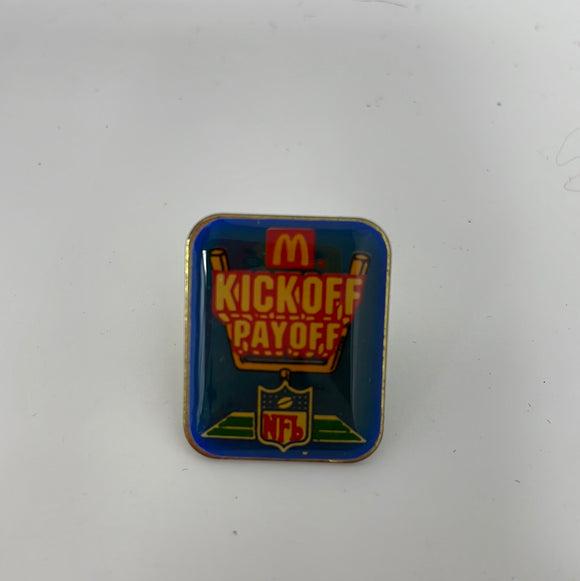 McDonalds NFL Kickoff Payoff Lapel Pin