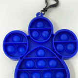 Paw Patrol Push Pop It Sensory Fidget Toy Stress Relief for Kids Keychain - Blue