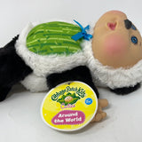 Cabbage Patch Kids Baby Doll in Panda Bear Plush Costume 10" Tall 2014 with TAGS