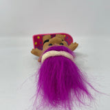 Russ Skateboard Tropical Troll Doll Purple Hair with Tropical Outfit Headband 5"