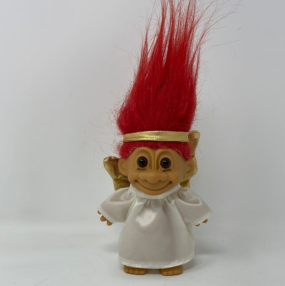 Vintage RUSS Angel Troll Doll Red Hair 5
