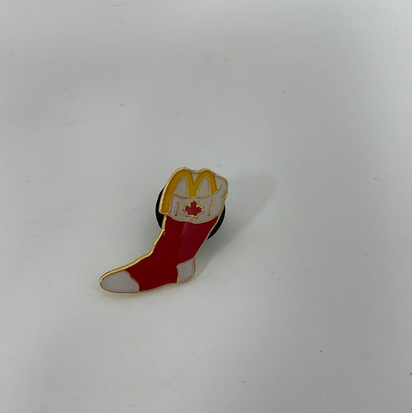 McDonald’s Canada Red Sock Enamel Pin