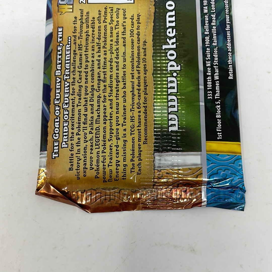 2010 POKEMON HS TRIUMPHANT Dialga Art Sealed BOOSTER PACK – shophobbymall