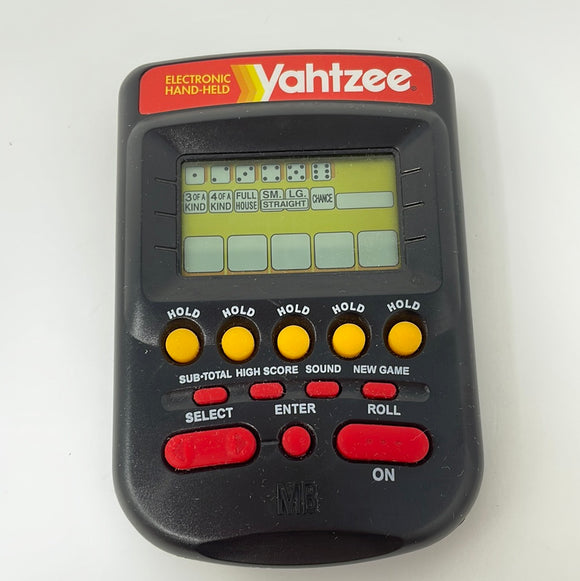 Milton Bradley Electronic Handheld Yahtzee 1995