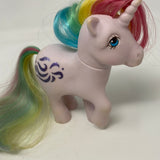 Vintage 1983 Hasbro My Little Pony G1 WINDY RAINBOW Unicorn Plastic Toy 1980's