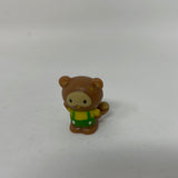 Squinkies Sanrio Hello Kitty Raccoon Yellow and Green Outfit