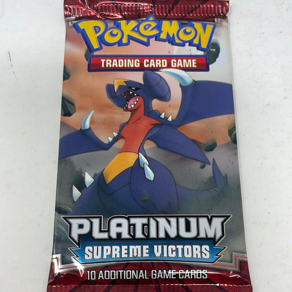 2009 Pokemon Platinum Supreme Victors Sealed Booster Pack Garchomp Art
