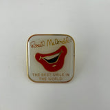 Vintage Ronald McDonald's Best Smile Employee Lapel Hat Pin