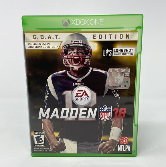 Xbox One Madden 18 G.O.A.T. Edition