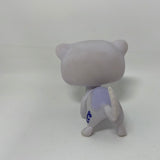 Littlest Pet Shop Exclusive Hat Box Two Tone Pale Purple Ferret #1666