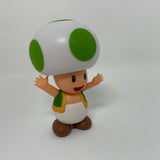 Jakks Super Mario 2" 2.5" Inch World of Nintendo Series Green Toad Figure