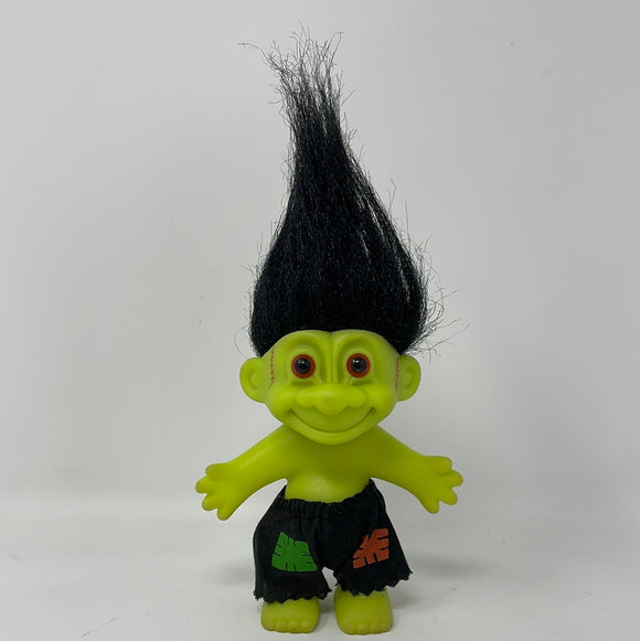 Vintage Troll Doll 5” Frankenstein  Halloween Russ Troll Doll