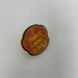 I Think I Need A Hug! Vintage Gold Tone Enamel Lapel Pin