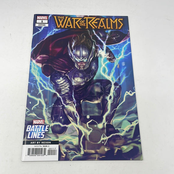 Marvel Comics The War Of The Realms #1 Battle Lines Variant Nexon 2019