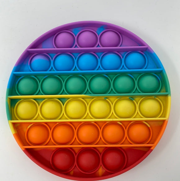 Rainbow Pop It Circle Shape