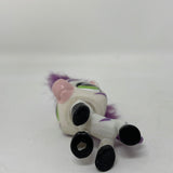 Littlest Pet Shop LPS #2470 Purple Zebra with Hair Green Eyes Bamboo Bungalow