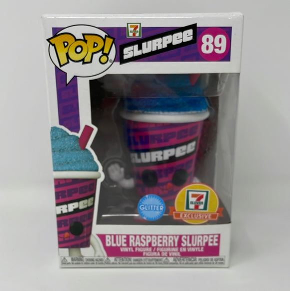 Funko Pop! 7 Eleven Exclusive Slurpee Glitter Blue Raspberry 89