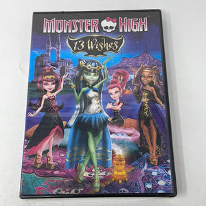 DVD Monster High 13 Wishes Brand New