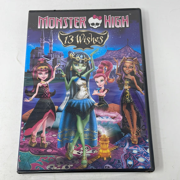 DVD Monster High 13 Wishes Brand New