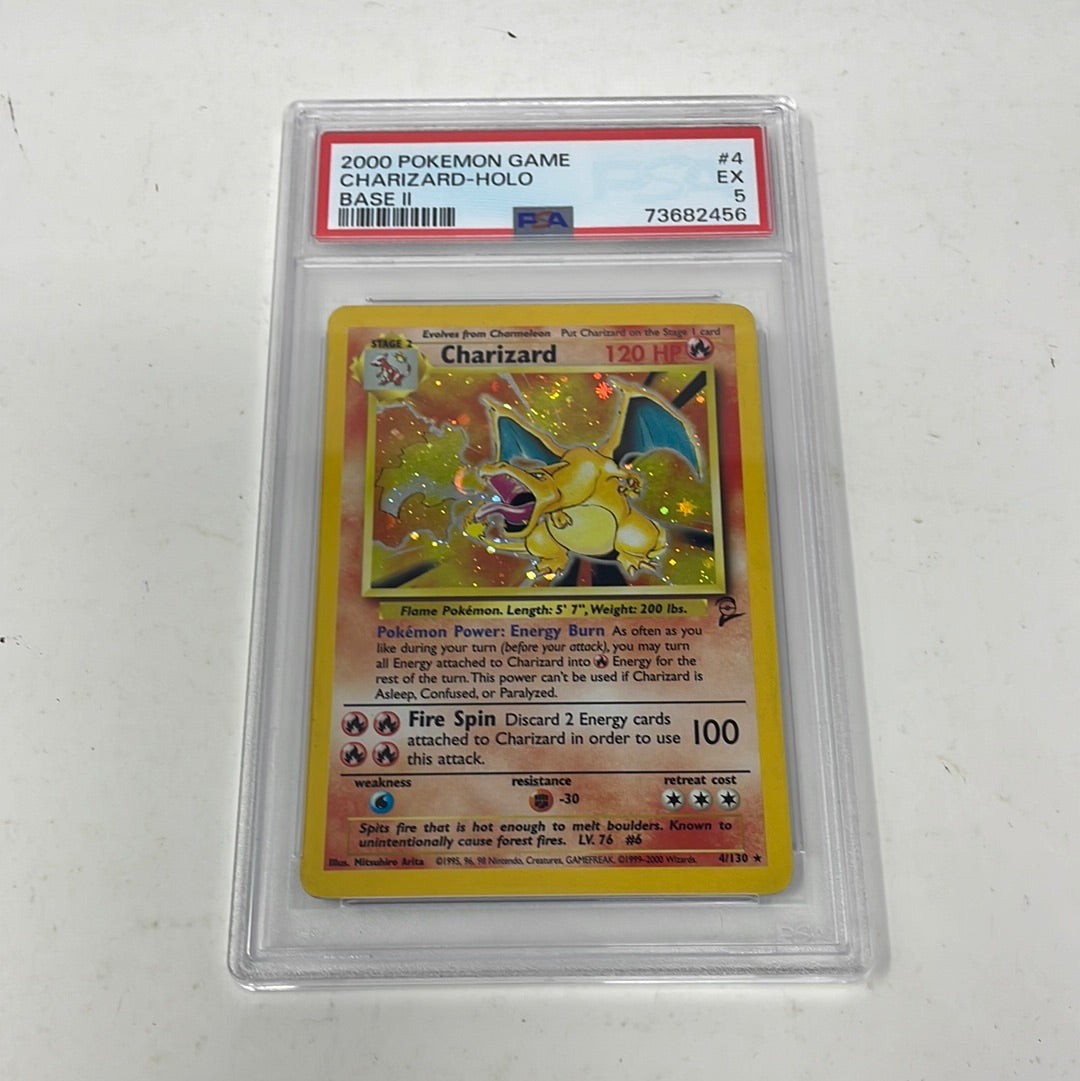 Charizard 7 Yellow sold Uno Pokemon Card 10th Anniversary Mattel Nintendo PSA 6 POP 2