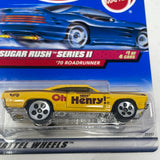 Hot Wheels 1:64 Diecast 1999 Sugar Rush Series II ‘70 Roadrunner Oh Henry! #969