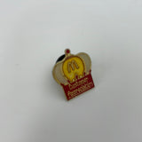 McDonalds Customer Appreciation Crown Hat Logo Pinback Pin Button