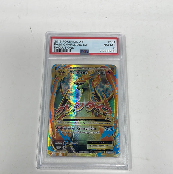 2016 Pokmon XY Full Art Mega FA/M Charizard EX Evolutions 101/108 PSA shophobbymall 2016 Pokmon XY Full Art Mega FA/M Charizard EX Evolutions 101/108 PSA shophobbymall