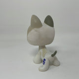 Littlest Pet Shop Bull Terrier #1665 Blue Eyes Dog Authentic LPS Rare