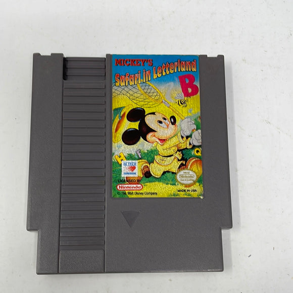 NES Mickey’s Safari in Letterland