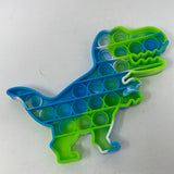Pop It Green, Blue and White Dinosaur