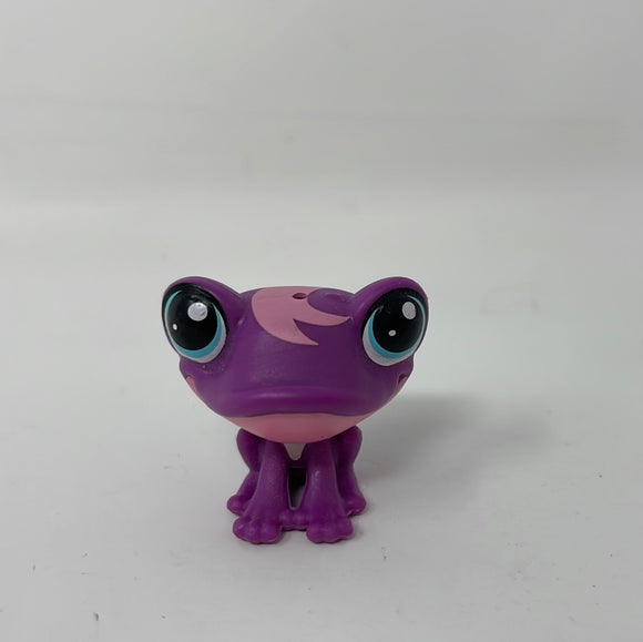 LPS Littlest Pet Shop Hasbro Purple & Pink Ted Paulen Frog