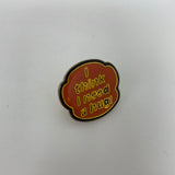 I Think I Need A Hug! Vintage Gold Tone Enamel Lapel Pin