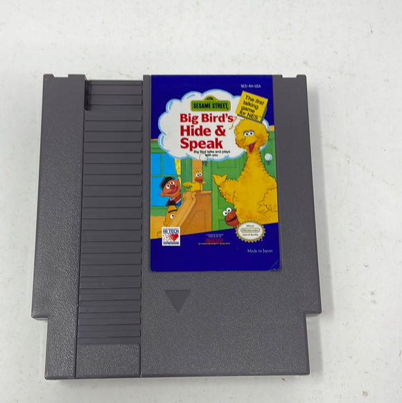 NES Sesame Street: Big Bird's Hide & Speak