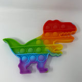 Rainbow Dinosaur Pop It Fidget Toy