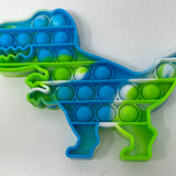 Pop It Green, Blue and White Dinosaur